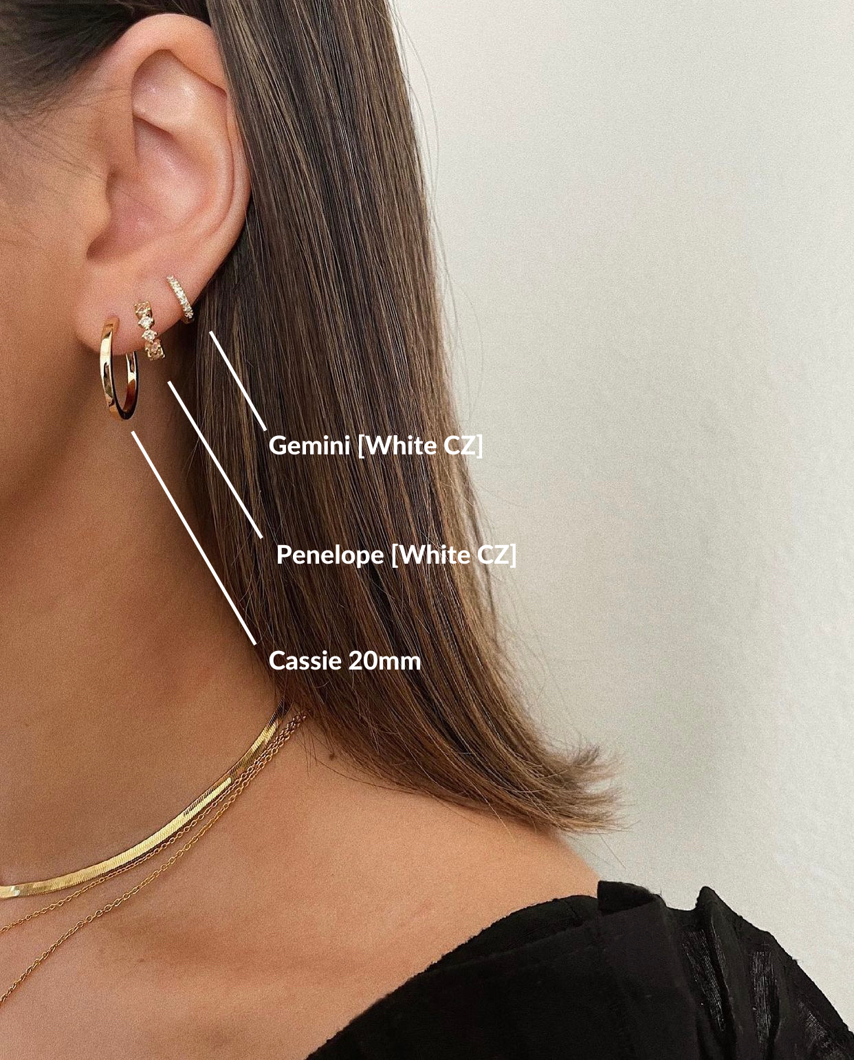 18k gold plated jewelry earrings sophiya jewelry