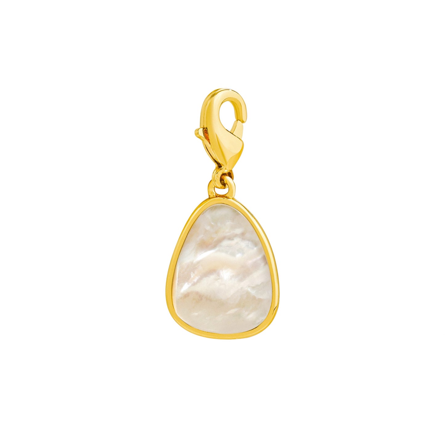 18k gold plated jewelry with removable pendant pearl details