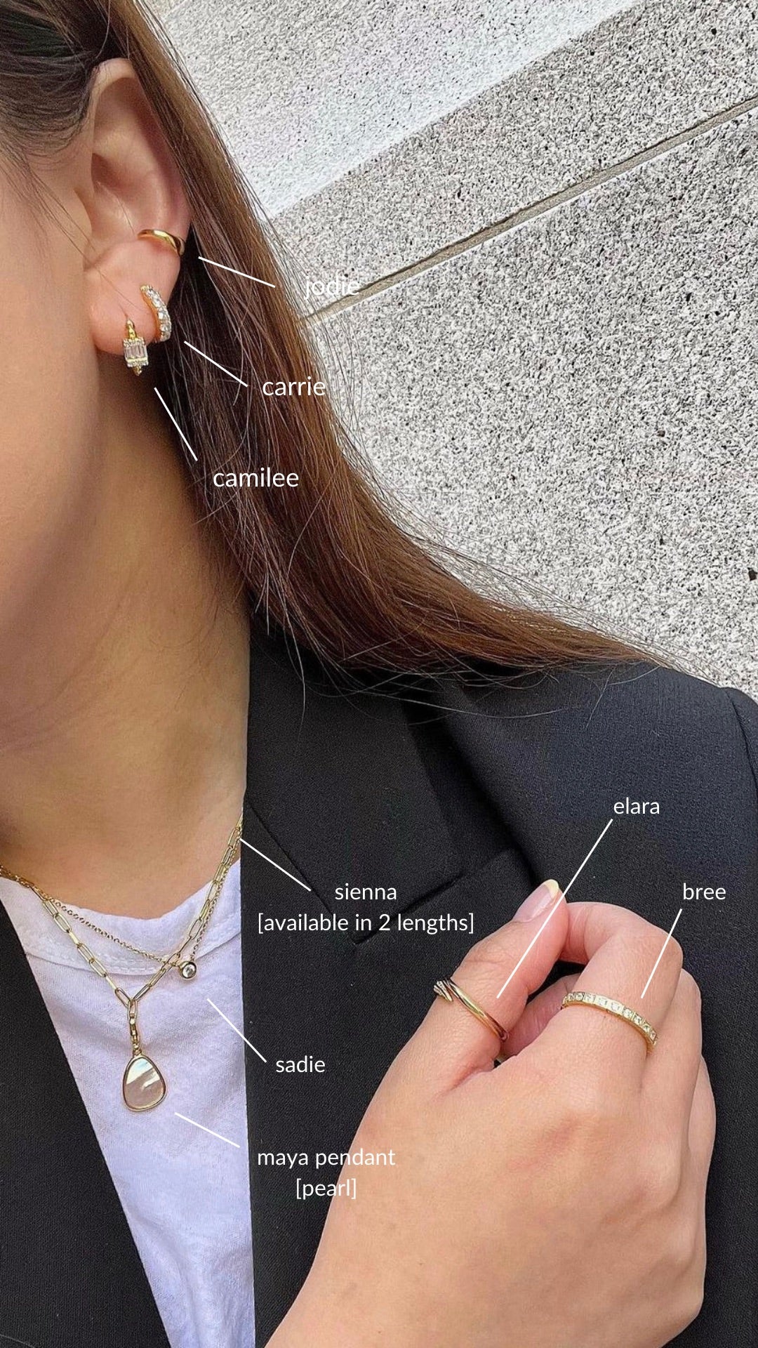 Camille Huggie Earrings