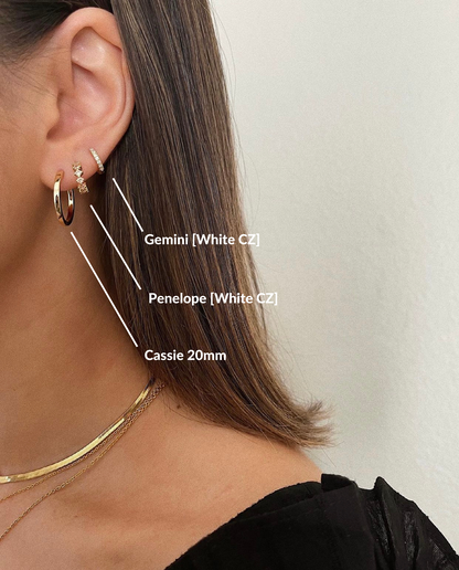 18k gold plated jewelry earrings sophiya jewelry