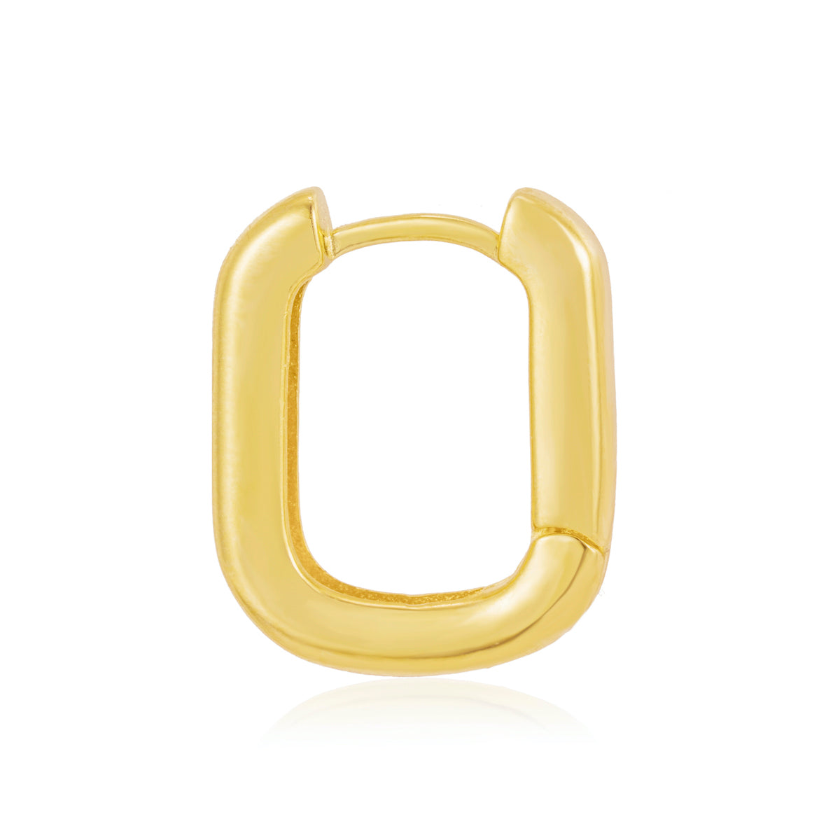 gold plated jewelry earrings square