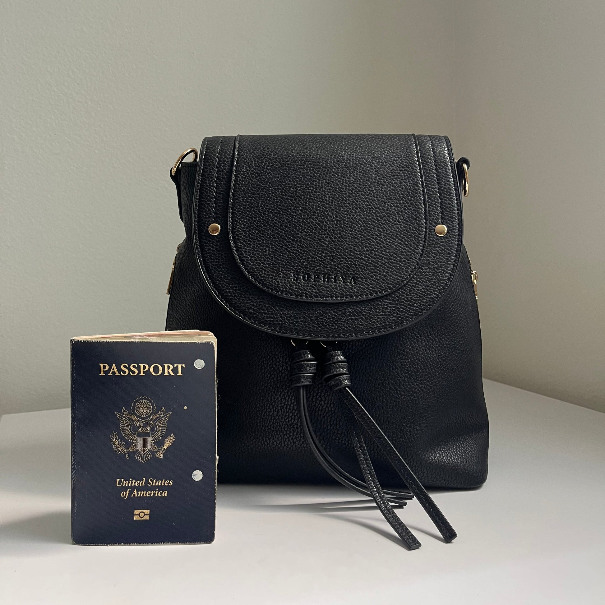 Personal items illustrate capacity of bag