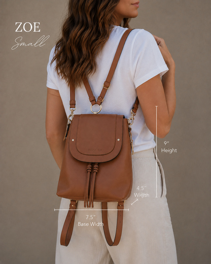 Zoe Convertible Small Backpack