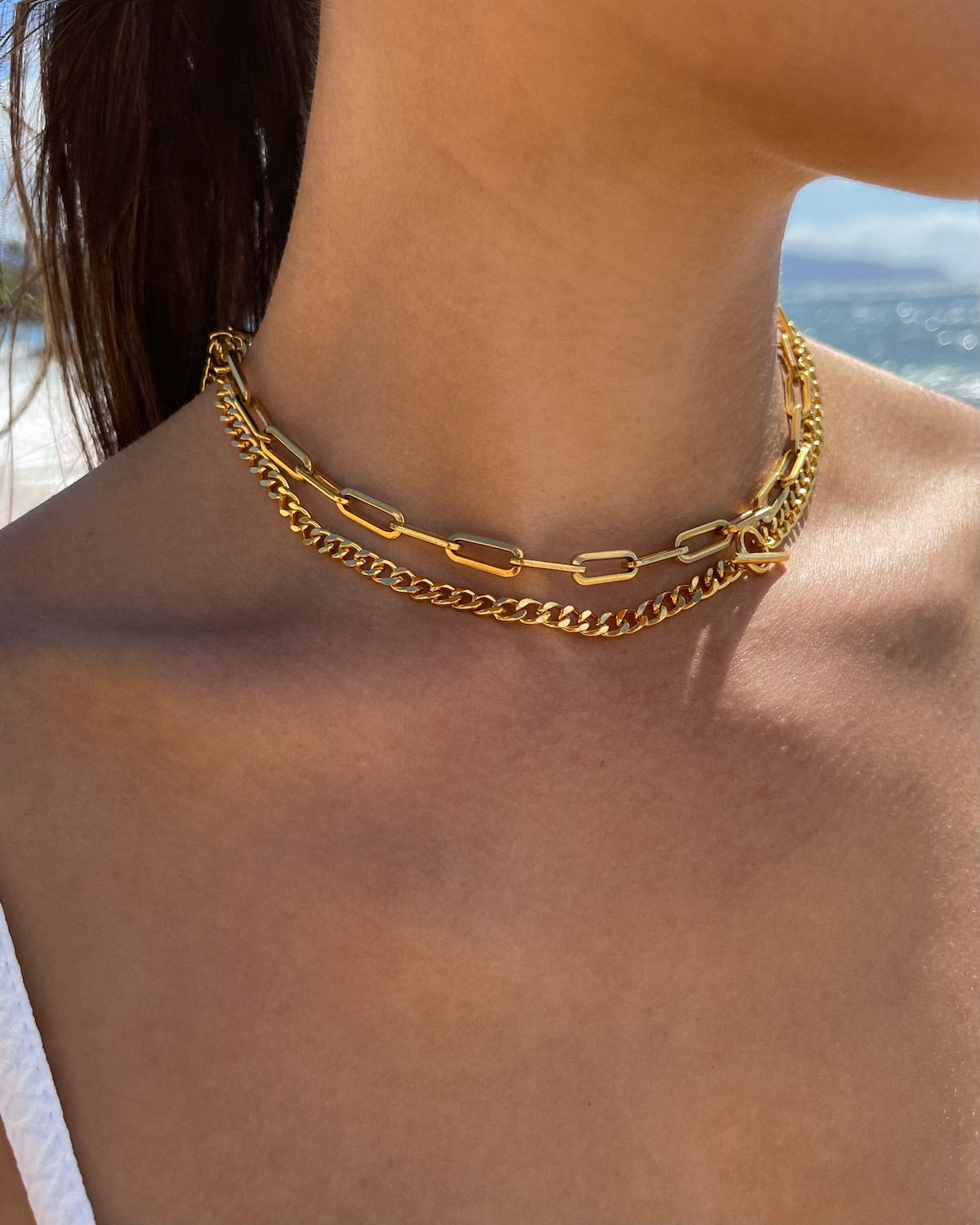gold plated chain jewelry