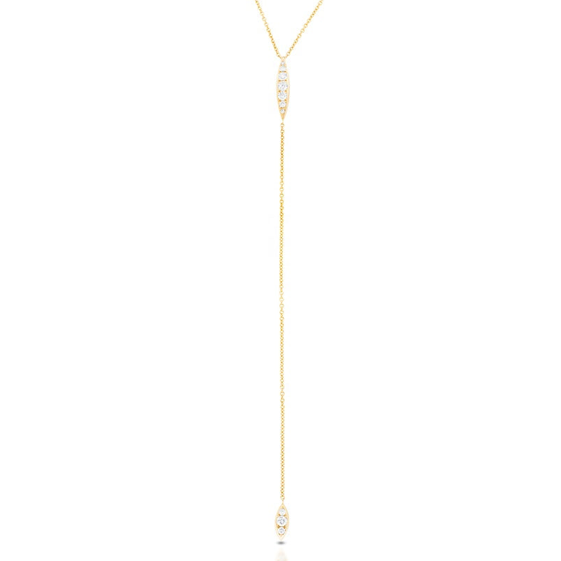 lariat necklace sophiya jewelry gold plated sterling silver cubic zironica